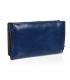 Fekete lakkozott elegáns női pénztárca PN20 Blue nyomattal