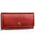 Women's simple red lacquered wallet GROSSO 76110