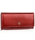 Women's simple red lacquered wallet GROSSO 76110