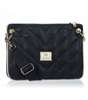 Bézs crossbody kézitáska nyomtatással