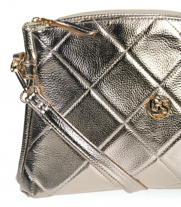 Bézs crossbody kézitáska nyomtatással