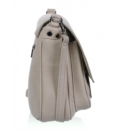 Bézs crossbody kézitáska nyomtatással