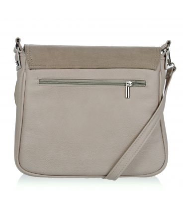 Bézs crossbody kézitáska nyomtatással