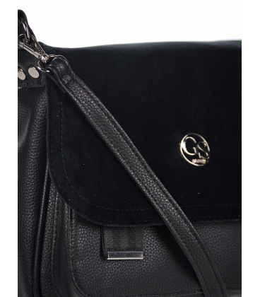 Bézs crossbody kézitáska nyomtatással