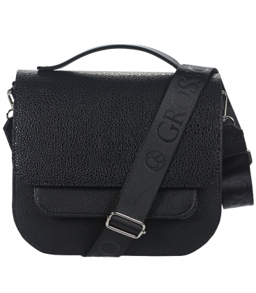 Béžová crossbody kabelka s potlačou