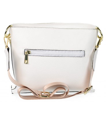 Béžová crossbody kabelka s ozdobným strapcom