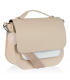 Bézs crossbody kézitáska nyomtatással