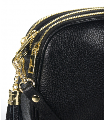 Bézs crossbody kézitáska nyomtatással