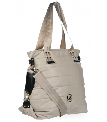 Fekete elegáns kézitáska V-mintával