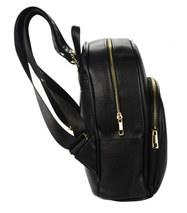 Čierny lesklý ruksak b22w001