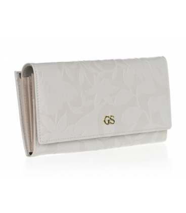 Egyszerű bézs színű női pénztárca