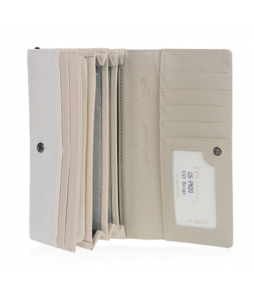 Dámská jednoduchá béžová peněženka GS-PN24-F0 DSF Beige