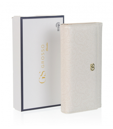 Egyszerű bézs színű női pénztárca GS-PN24-F0 DSF Beige