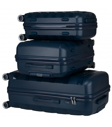 Bézs bőrönd szett HPP-01-SET
