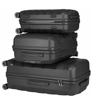 Szürke bőrönd szett HPP-01-SET