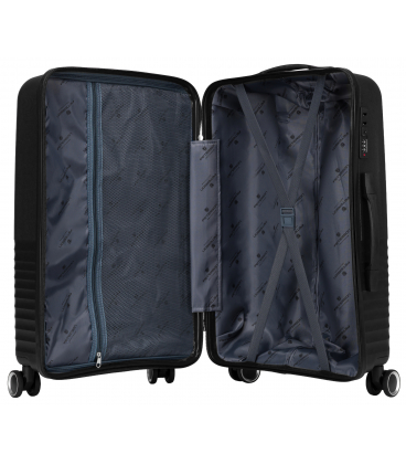 Fekete bőrönd szett PTN PP-09-SET3