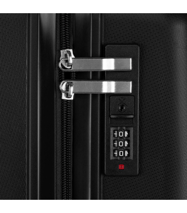 Fekete bőrönd szett PTN PP-09-SET3