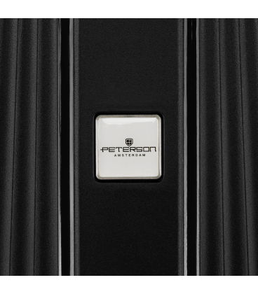 Fekete bőrönd szett PTN PP-09-SET3