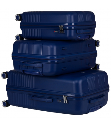 Kék bőrönd szett PTN PP-09-SET3