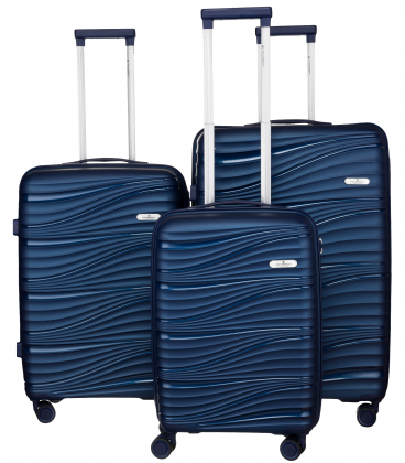 Kék bőrönd készlet 3w1 PTN WA06-SET3 Kék