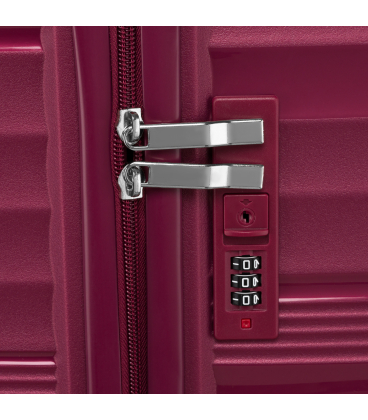 Bordó bőrönd szett 3w1 PTN WA06-SET3 Bor